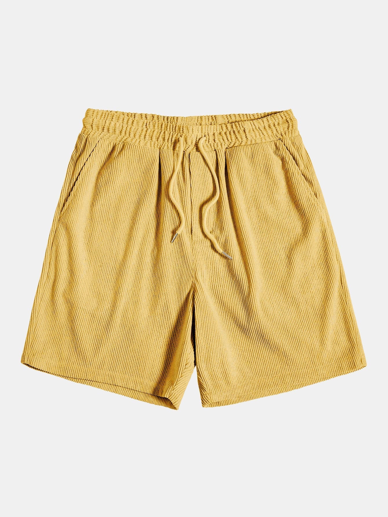Camisa de pana de manga corta con botones + shorts