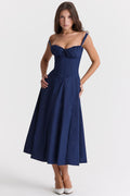 LUCIE Vestido de verano - Azul oscuro