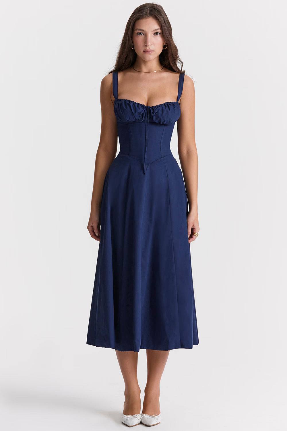 LUCIE Vestido de verano - Azul oscuro