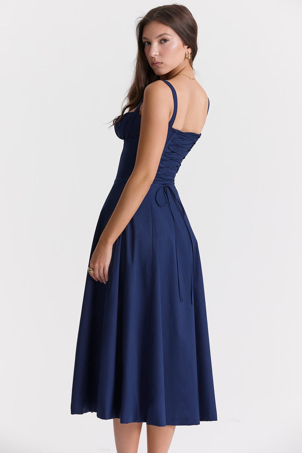 LUCIE Vestido de verano - Azul oscuro