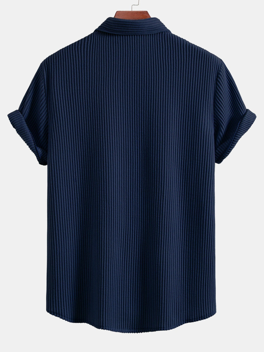 Camisa waffle con botones