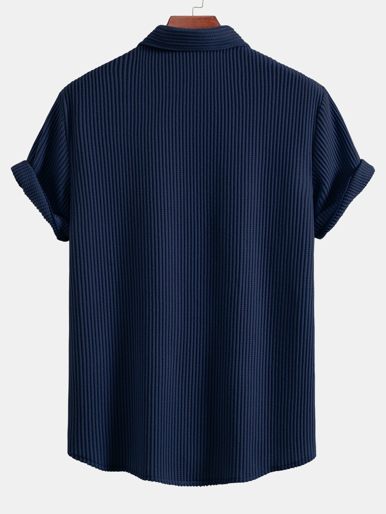 Camisa waffle con botones