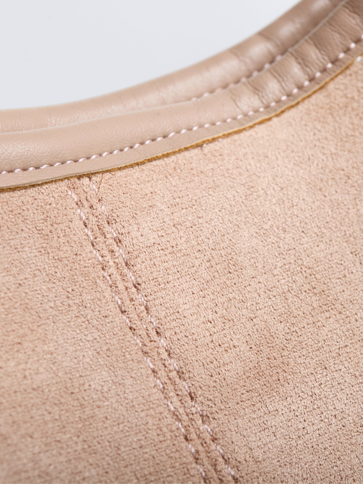Suede Daily Leather Tote - Bolso tote diario de ante