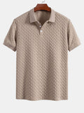 Polo jacquard geométrico