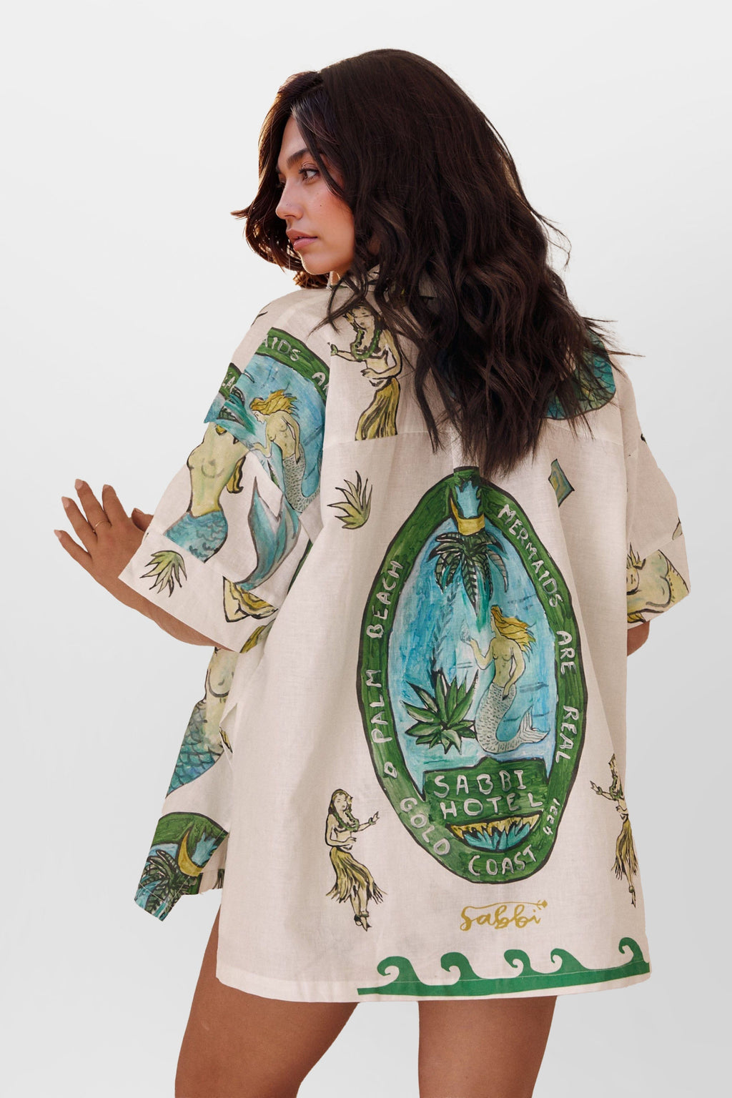 Aitana - Conjunto camisero estampado sirena