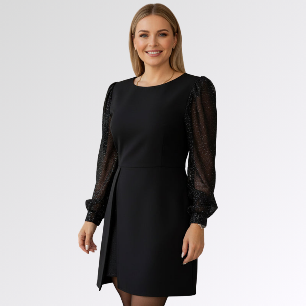 Daniela - Elegante vestido con purpurina
