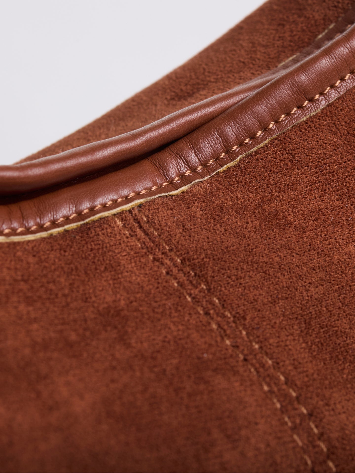Suede Daily Leather Tote - Bolso tote diario de ante