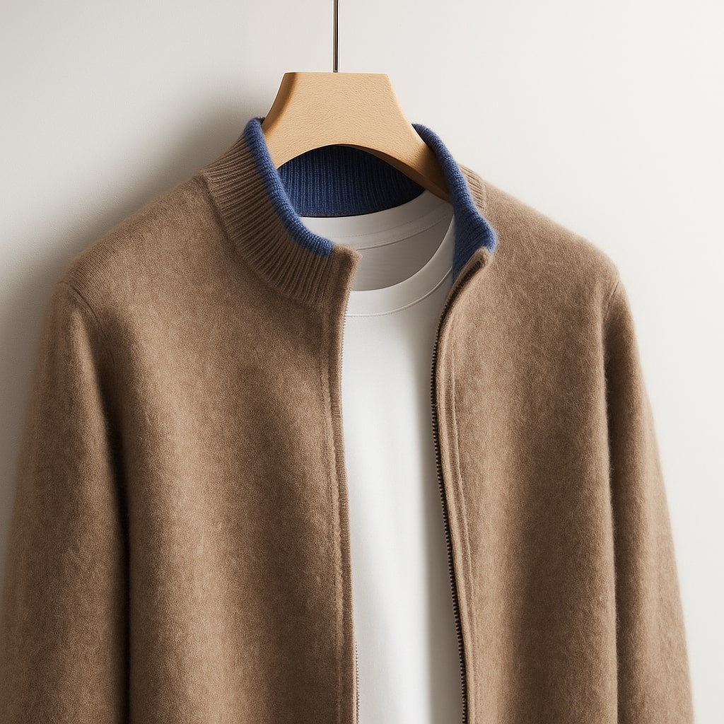 Cas - Chaleco elegante con cremallera