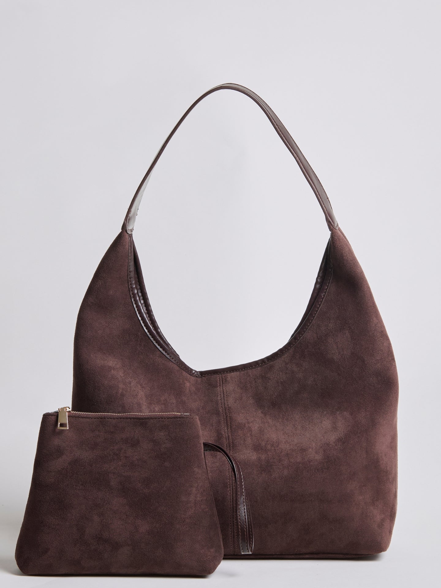 Suede Daily Leather Tote - Bolso tote diario de ante