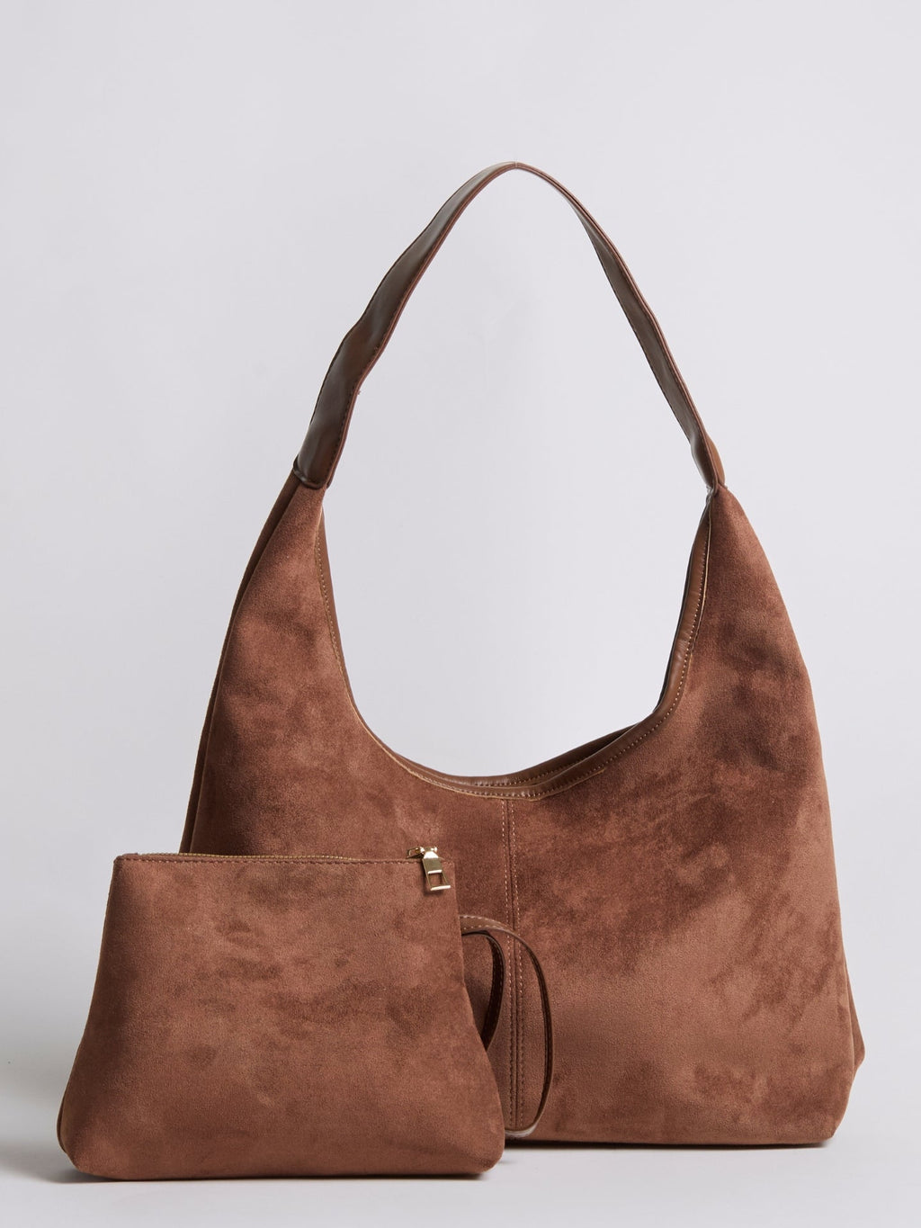 Suede Daily Leather Tote - Bolso tote diario de ante