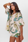 Aitana - Conjunto camisero estampado sirena
