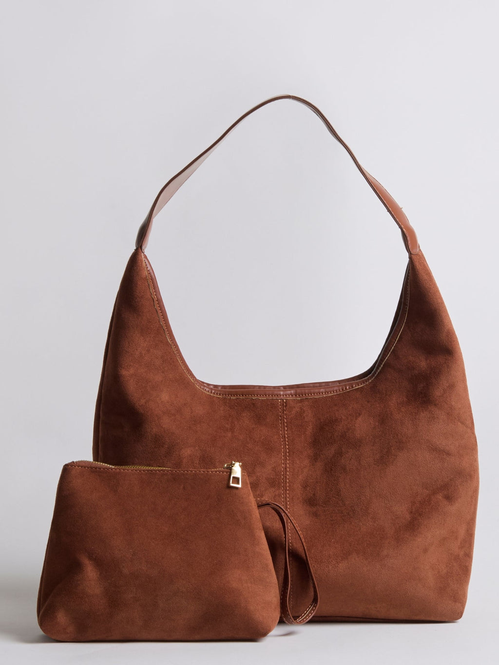 Suede Daily Leather Tote - Bolso tote diario de ante