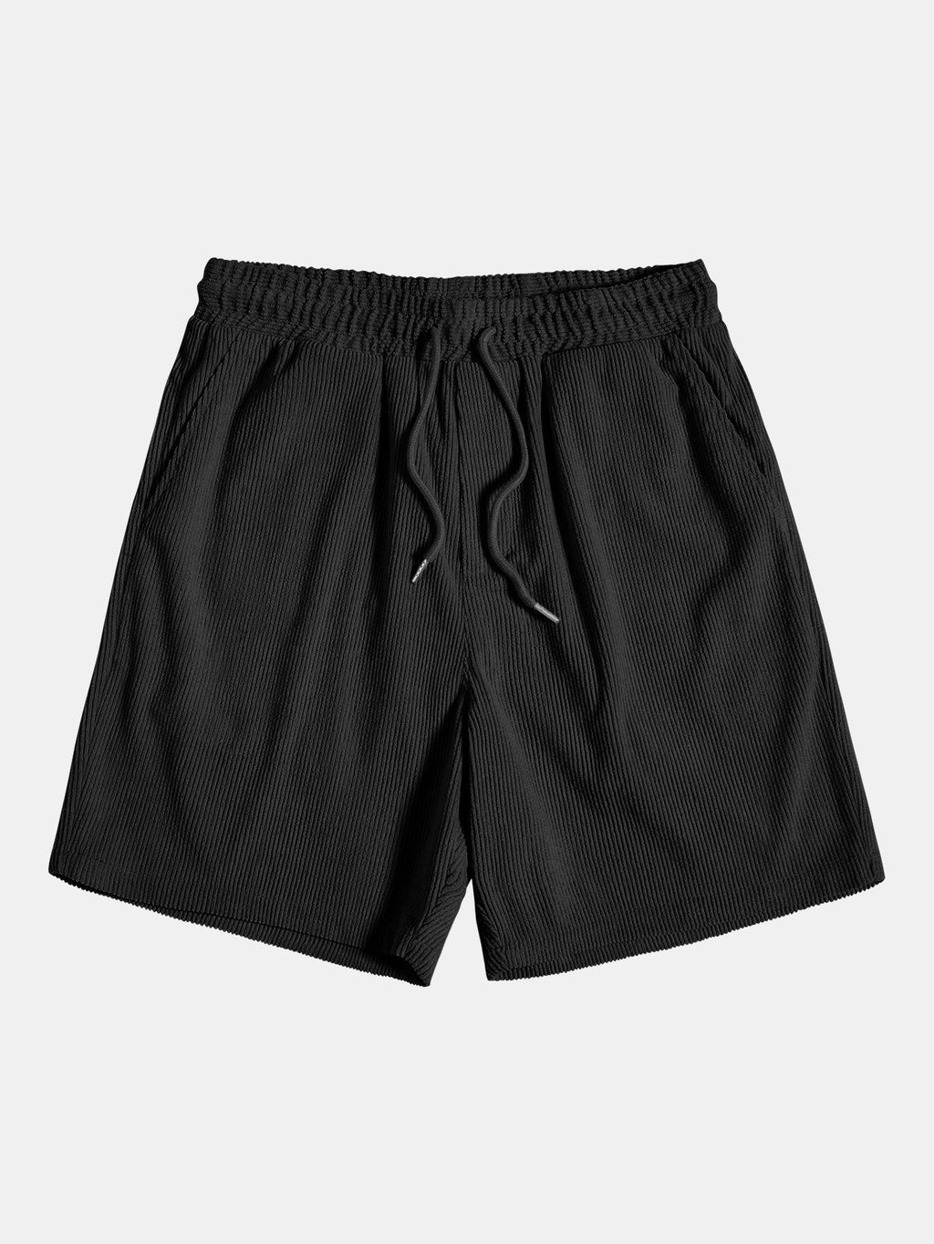 Camisa de pana de manga corta con botones + shorts