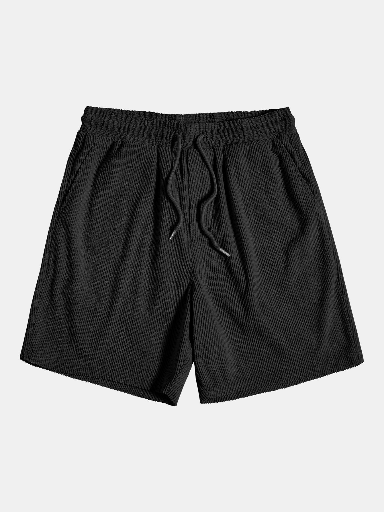 Camisa de pana de manga corta con botones + shorts