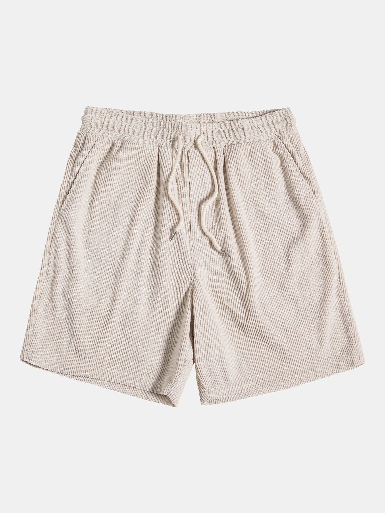 Camisa de pana de manga corta con botones + shorts