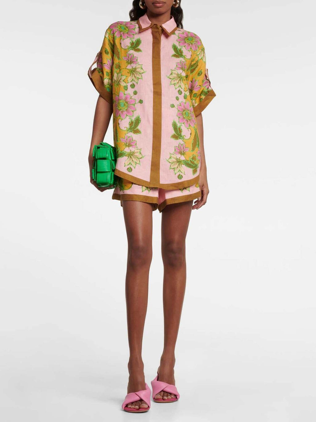 Vega - Conjunto camisero estampado con short