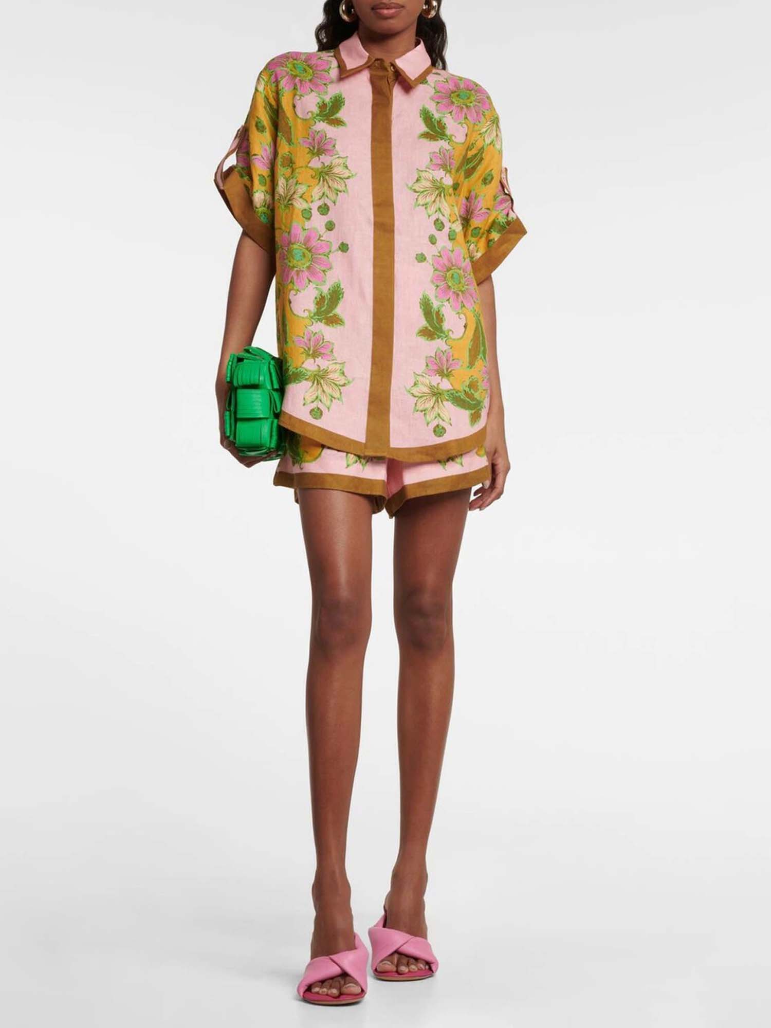 Vega - Conjunto camisero estampado con short