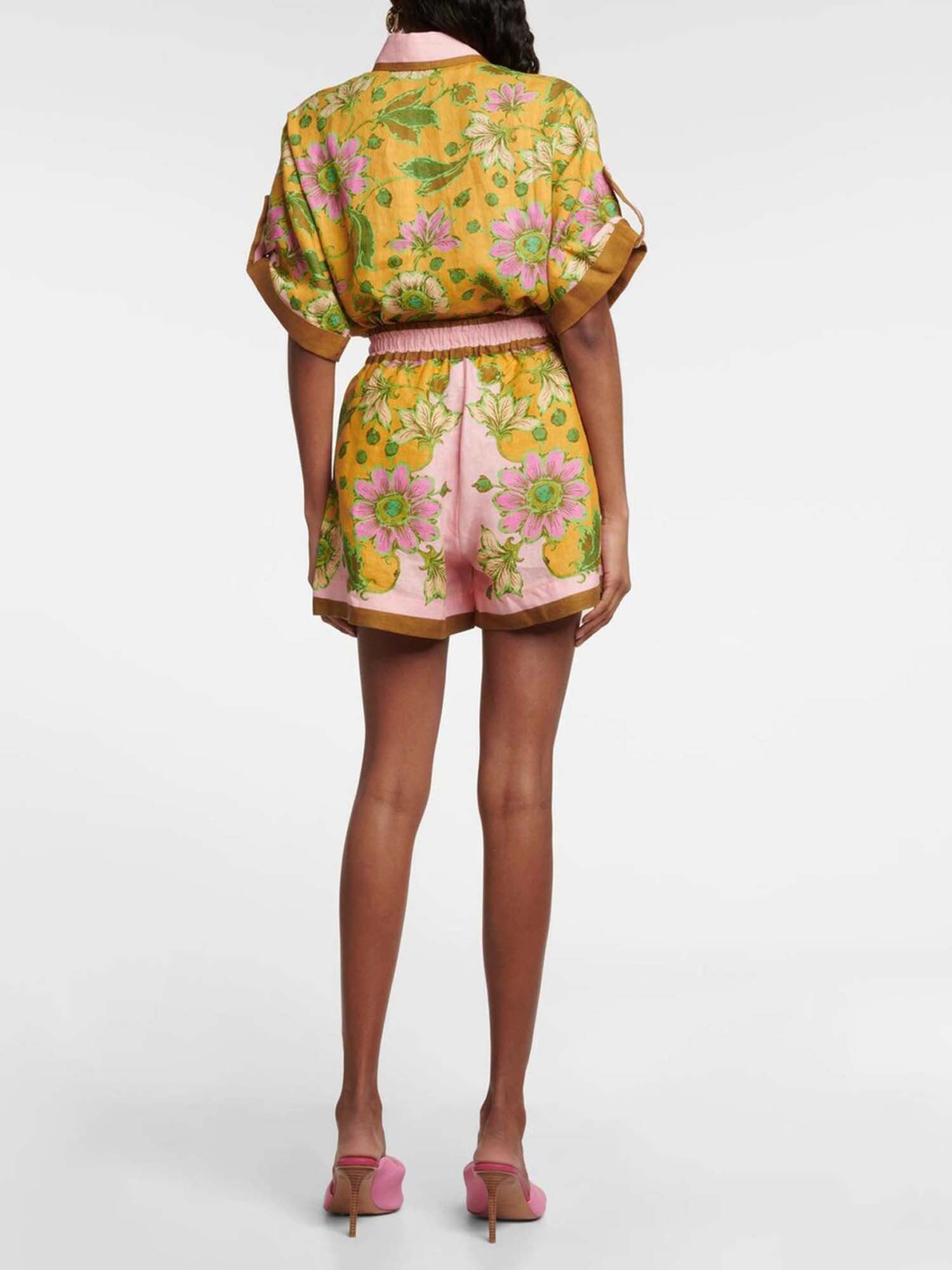 Vega - Conjunto camisero estampado con short