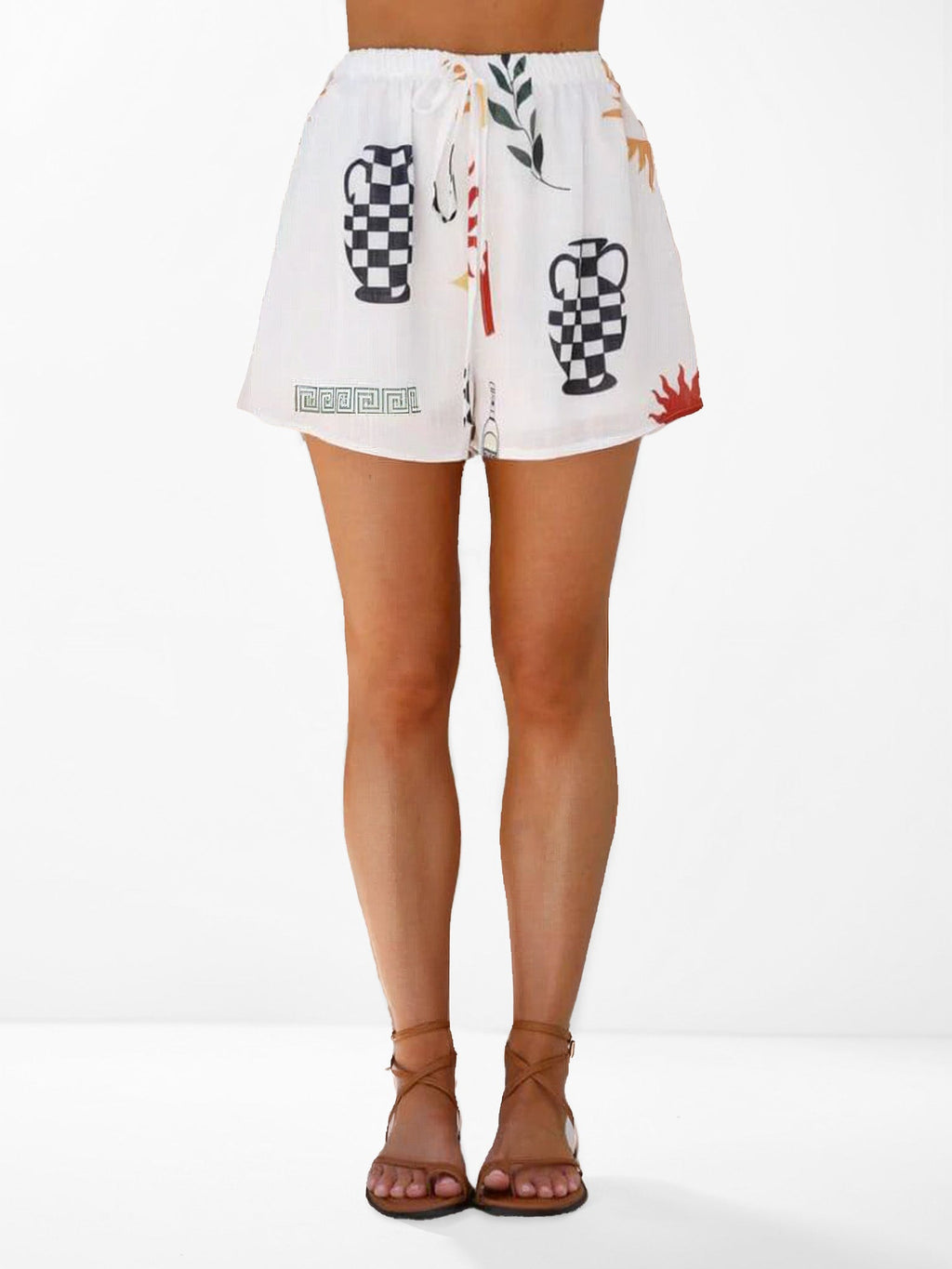 CONJUNTO DE DOS PIEZAS CON ESTAMPADO GEOMÉTRICO