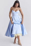 YLIANA - Vestido midi romántico de verano