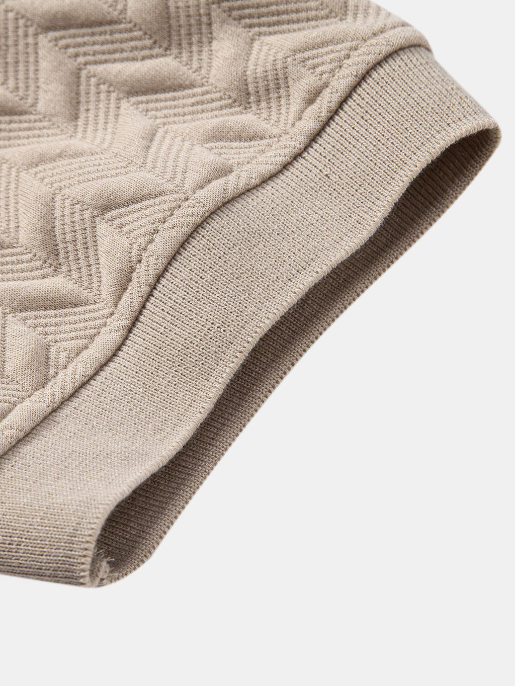 Polo jacquard geométrico