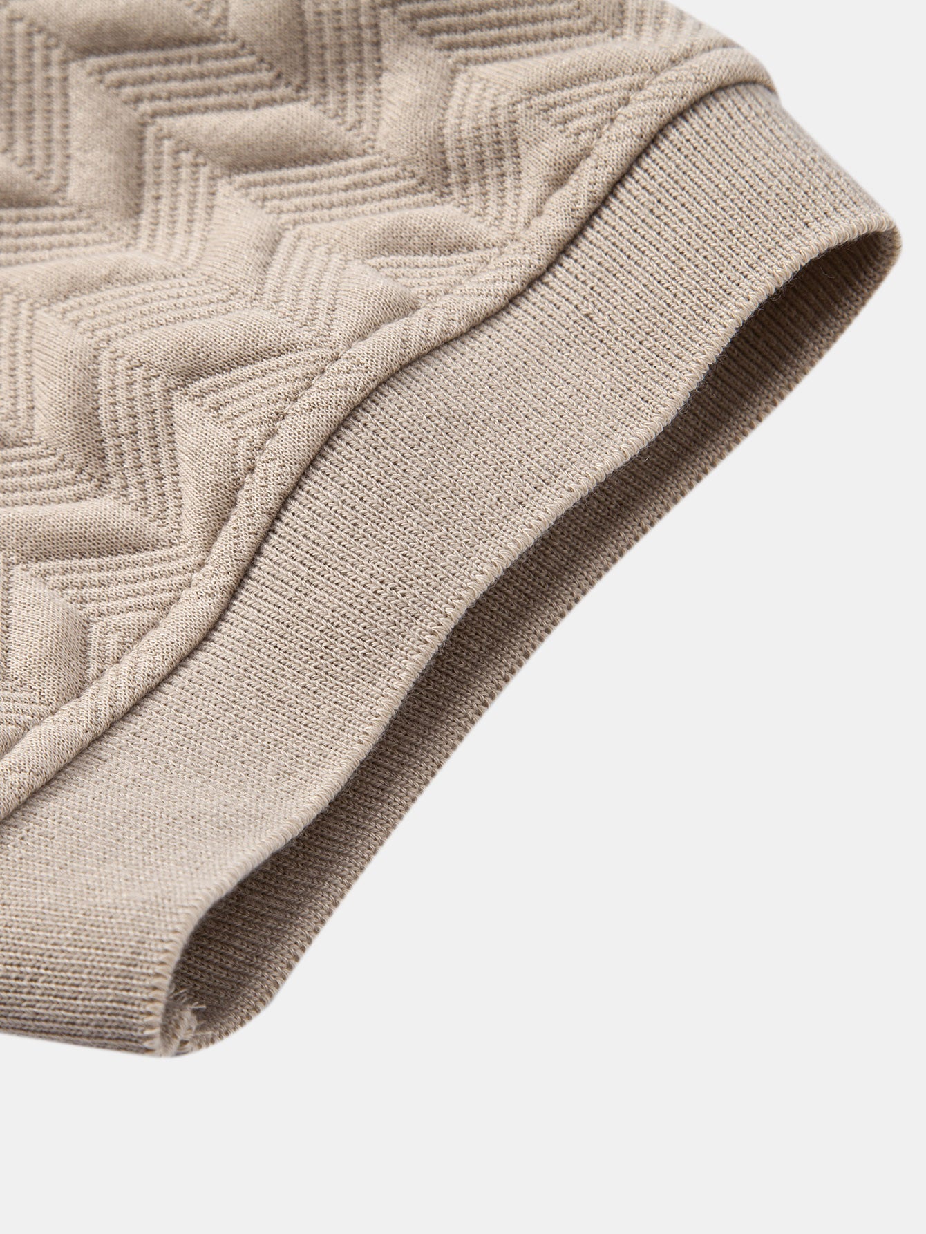 Polo jacquard geométrico