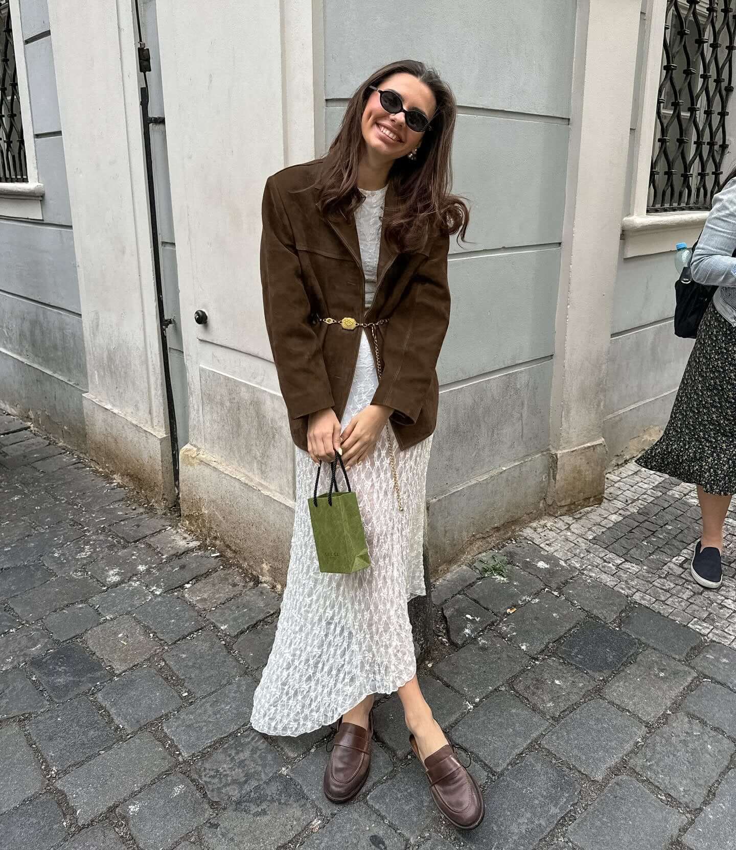 NADIA - Abrigo statement de ante elegante