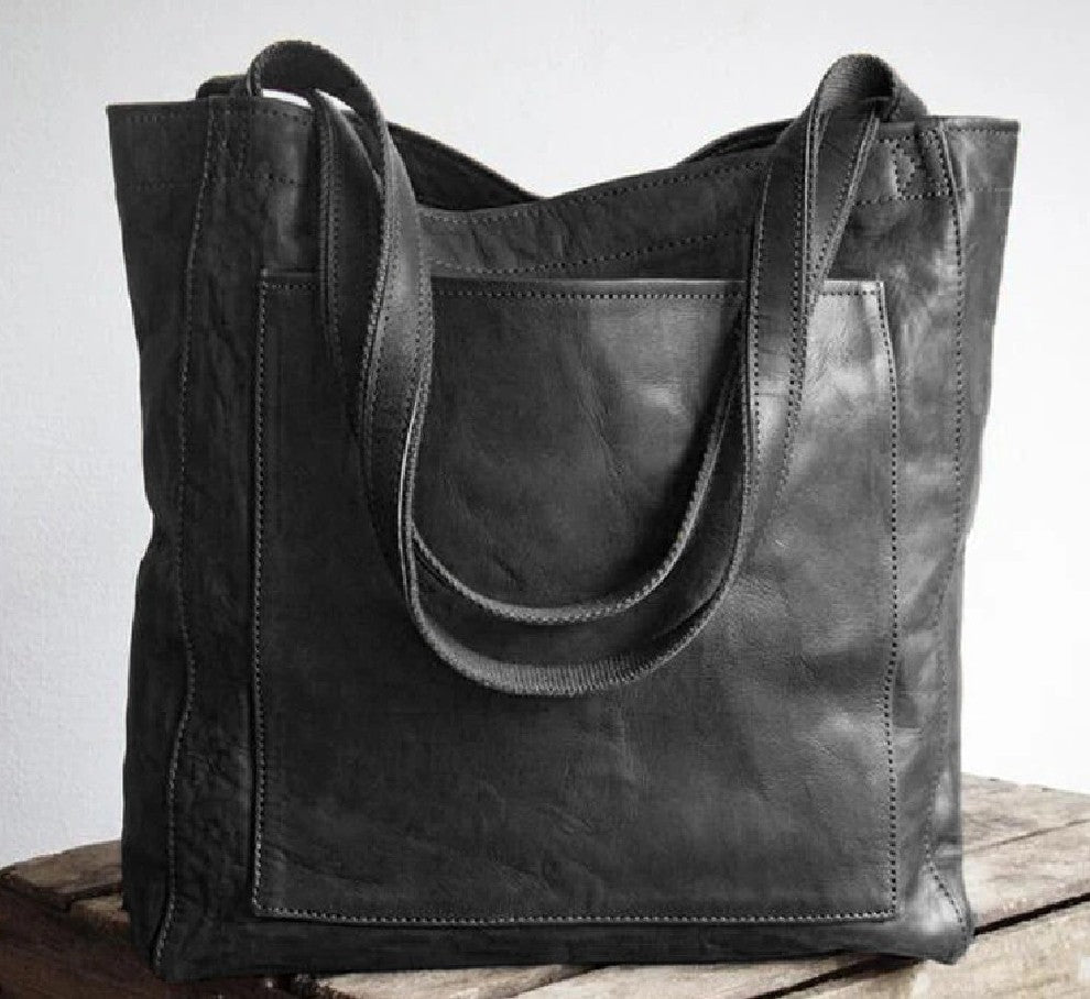 THESSALY - Bolso tote clásico de piel