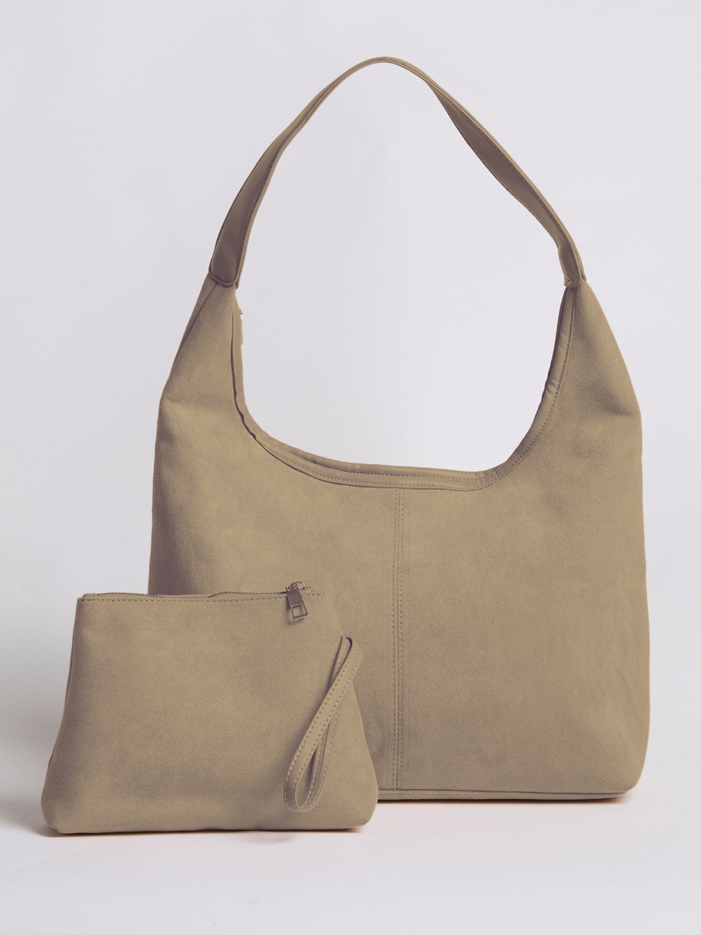 Suede Daily Leather Tote - Bolso tote diario de ante