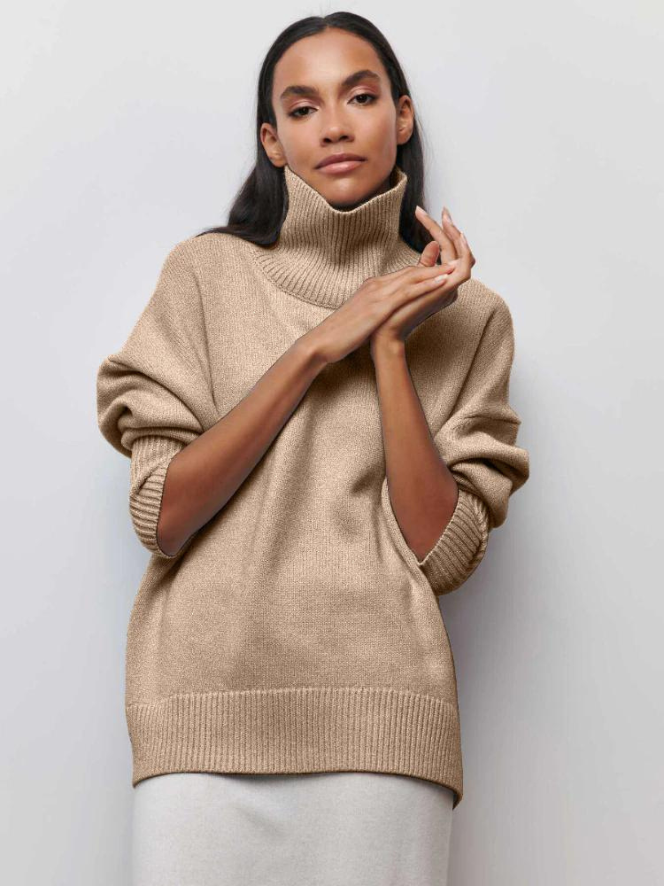 GIANA - Jersey de cuello alto acogedor