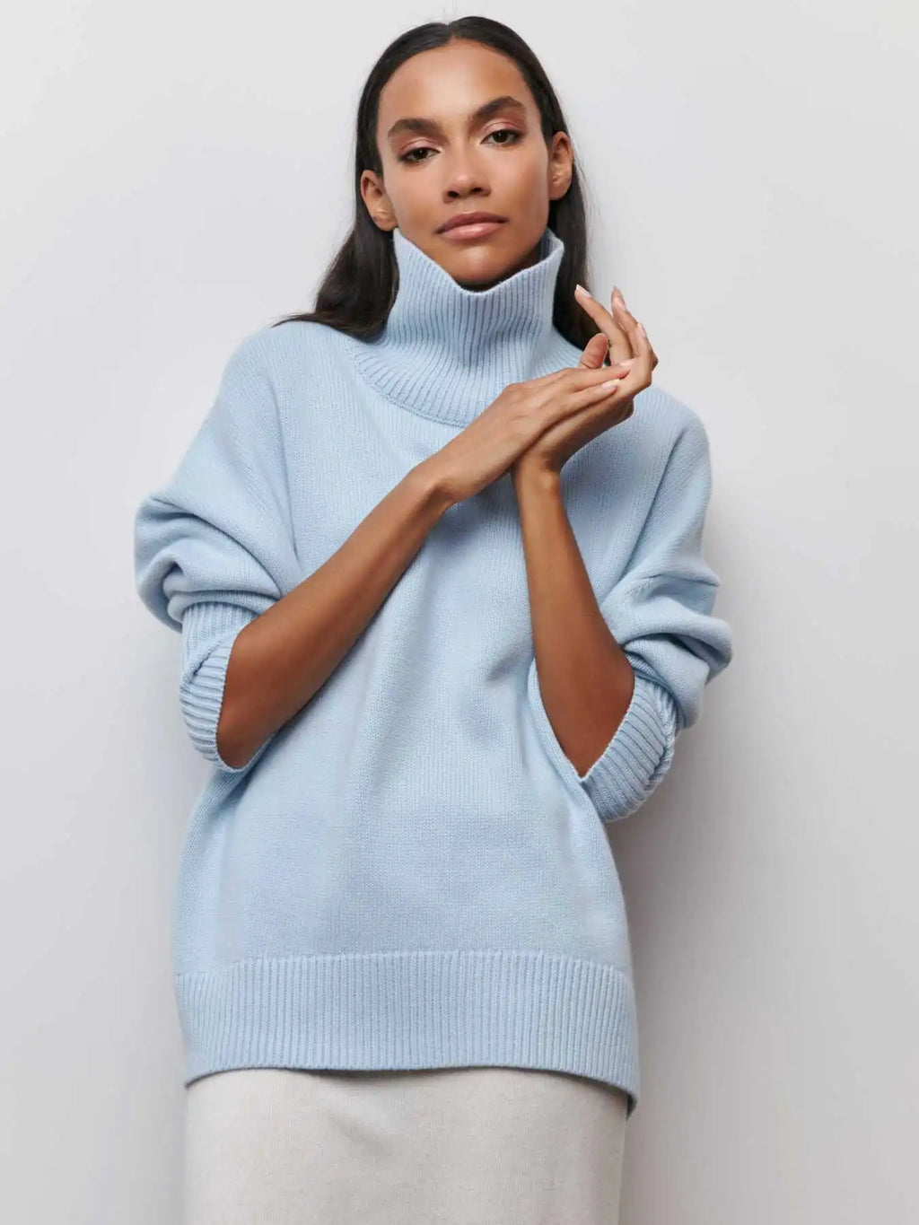GIANA - Jersey de cuello alto acogedor