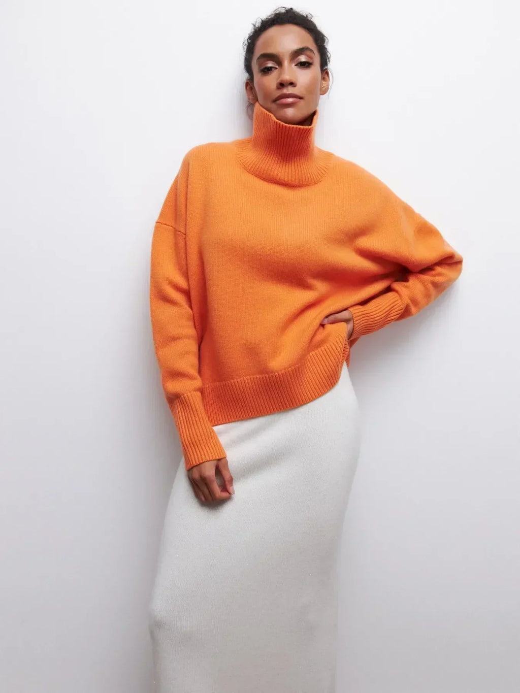 GIANA - Jersey de cuello alto acogedor