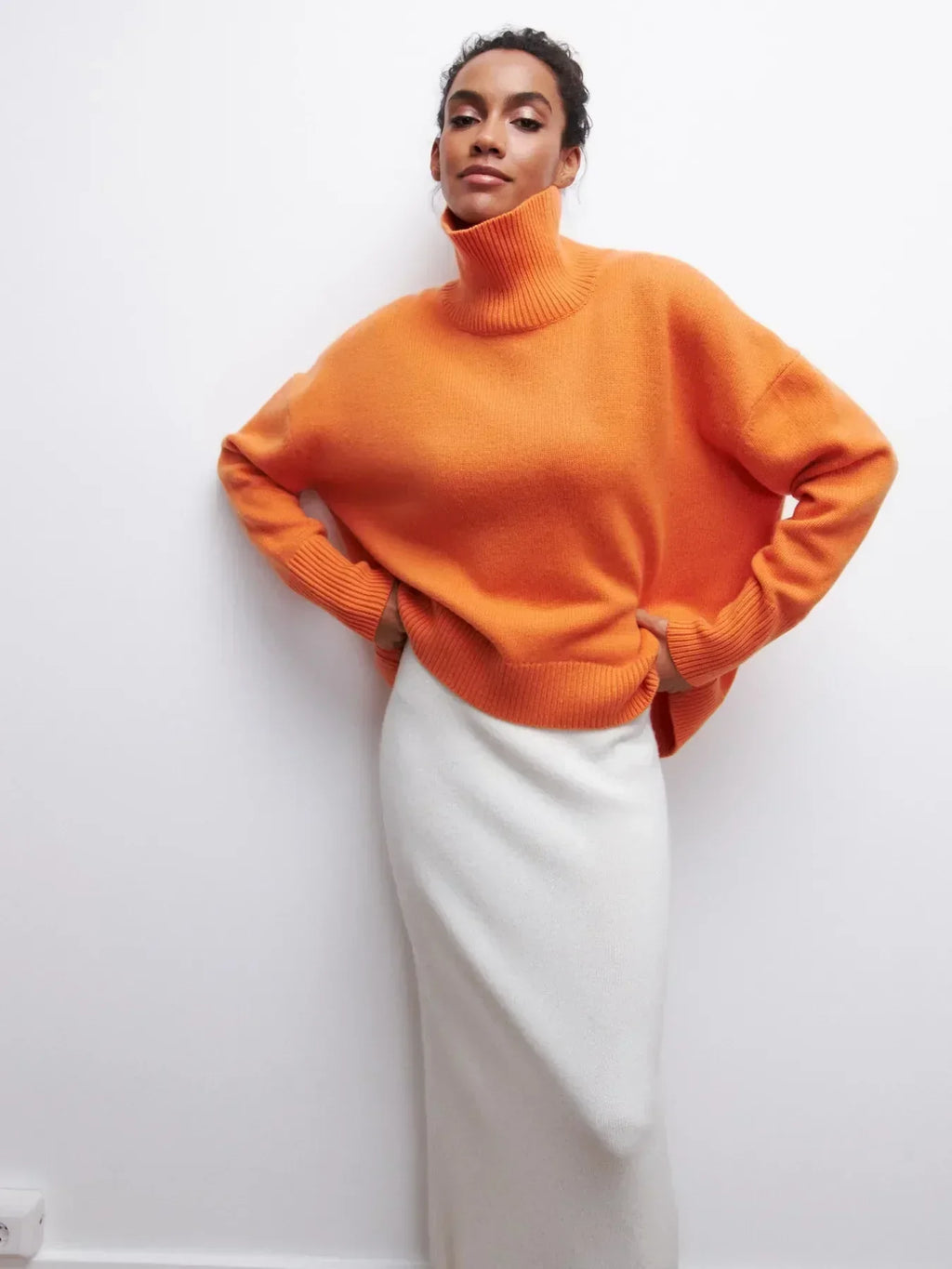 GIANA - Jersey de cuello alto acogedor