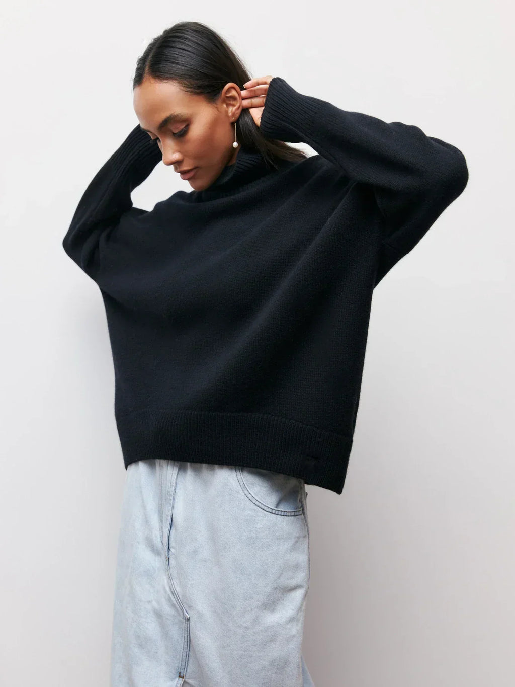 GIANA - Jersey de cuello alto acogedor