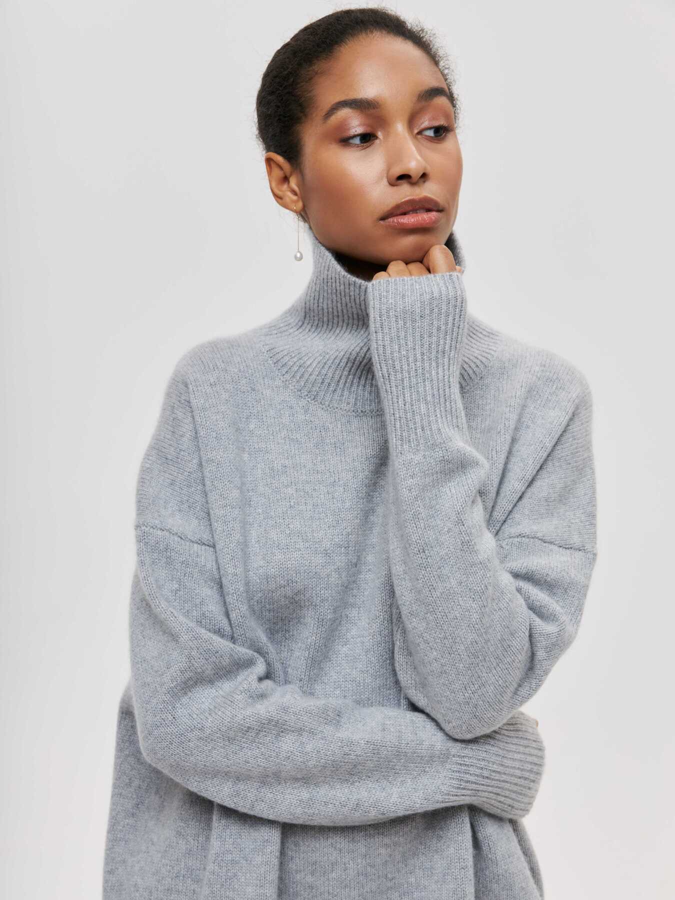 GIANA - Jersey de cuello alto acogedor