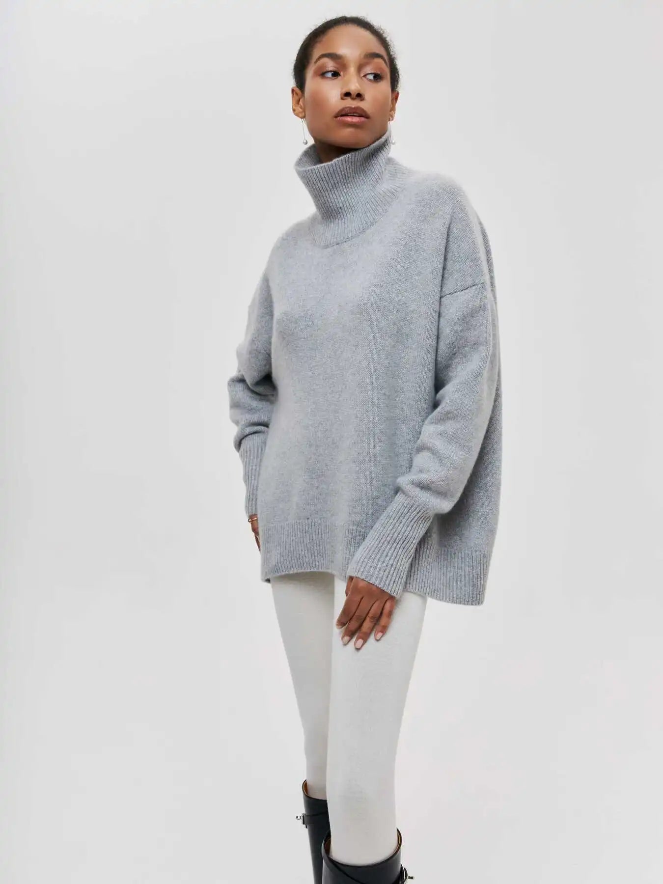 GIANA - Jersey de cuello alto acogedor
