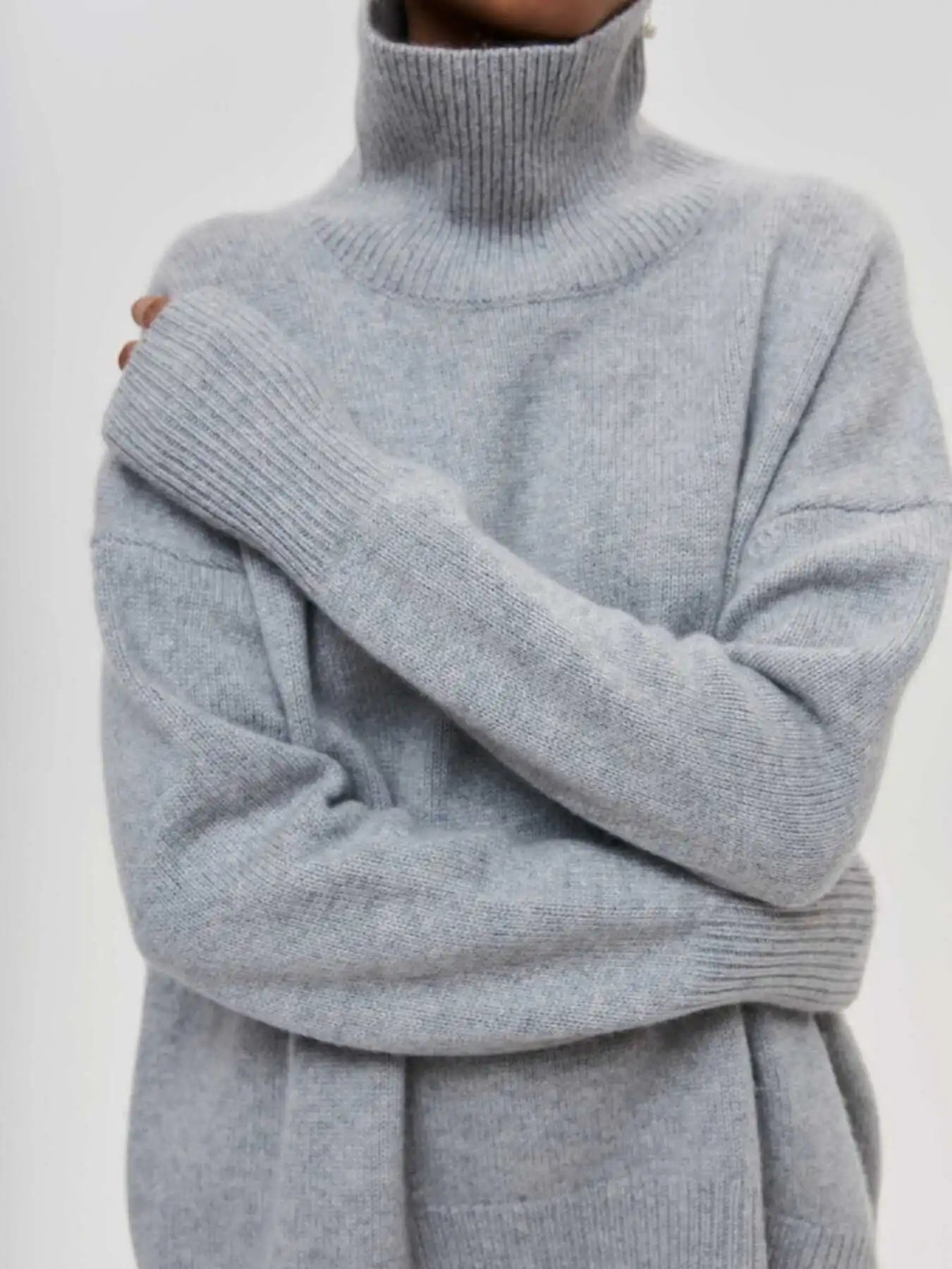 GIANA - Jersey de cuello alto acogedor