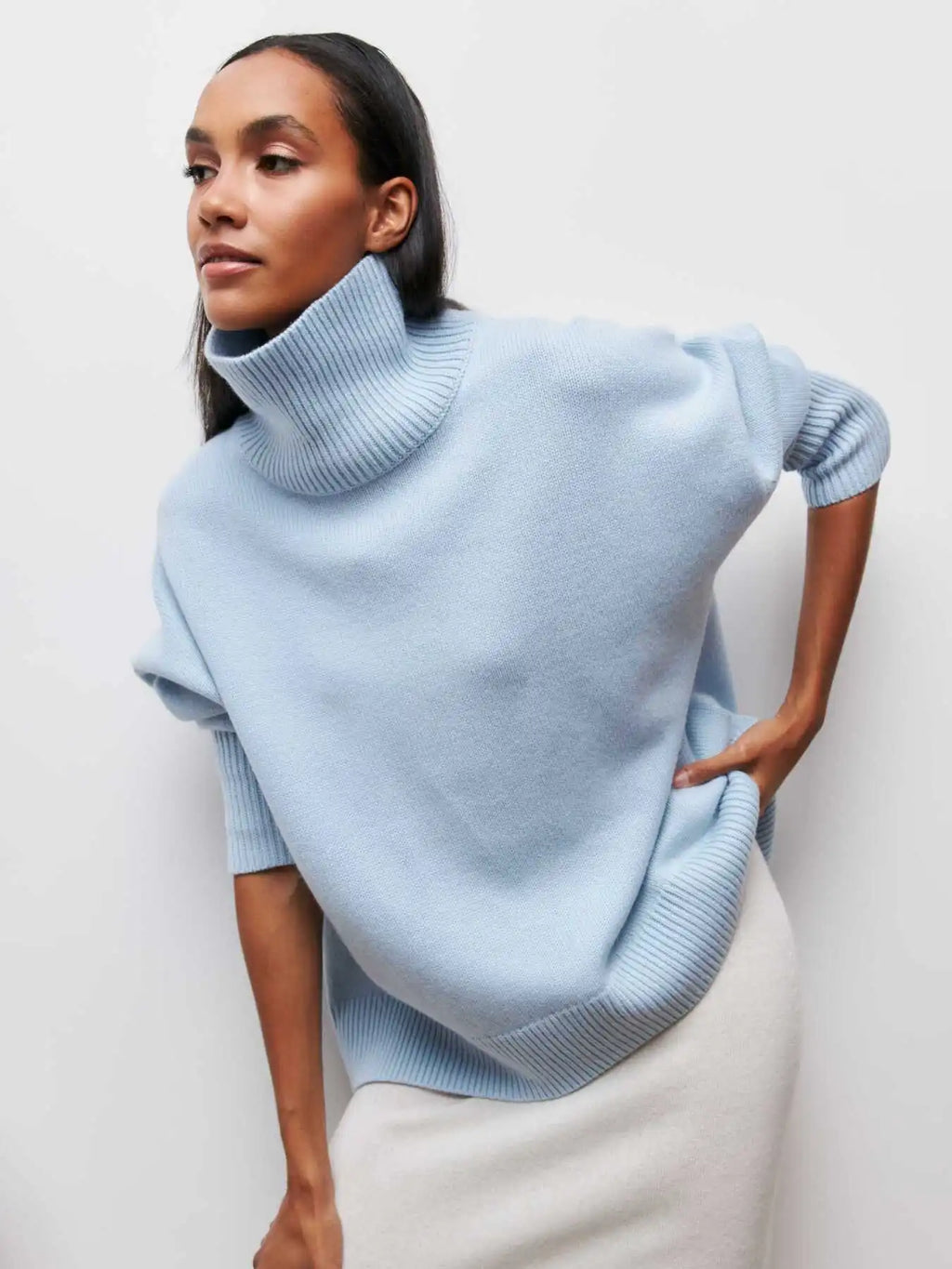 GIANA - Jersey de cuello alto acogedor