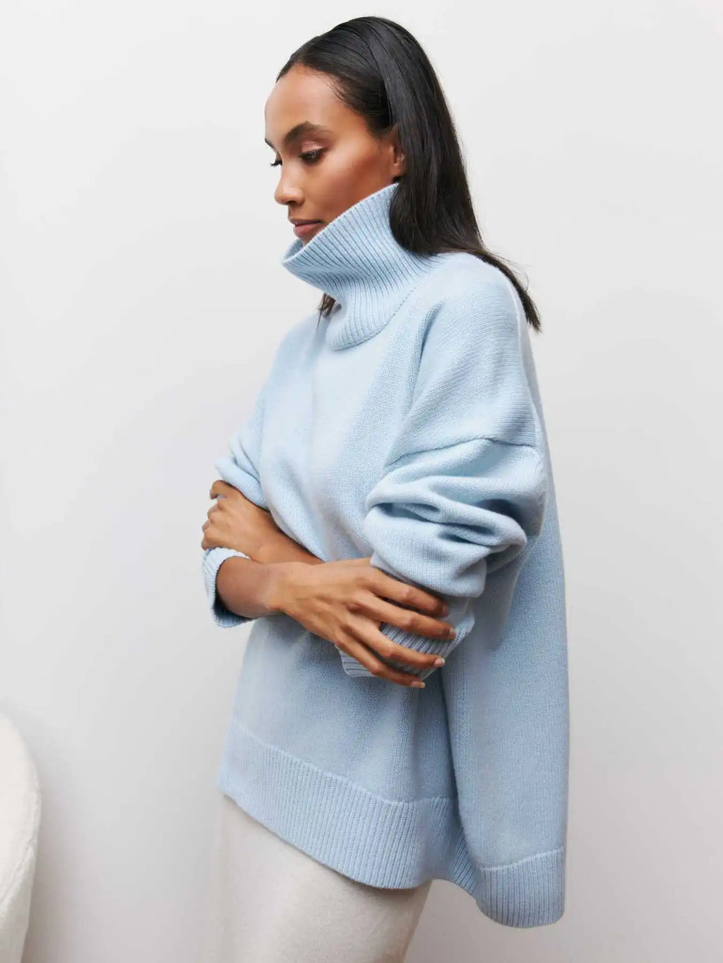 GIANA - Jersey de cuello alto acogedor