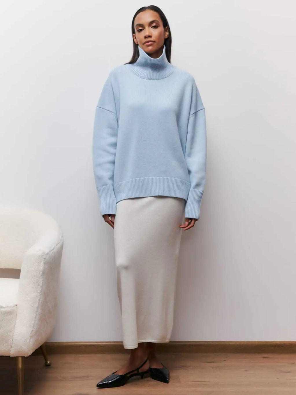 GIANA - Jersey de cuello alto acogedor
