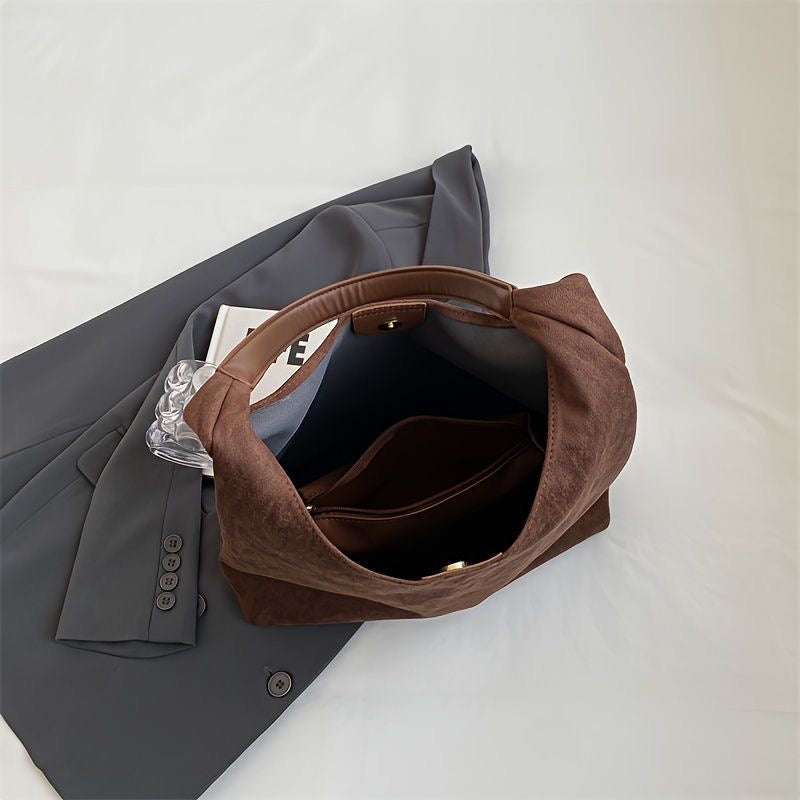 MILLE - Bolso tote de ante