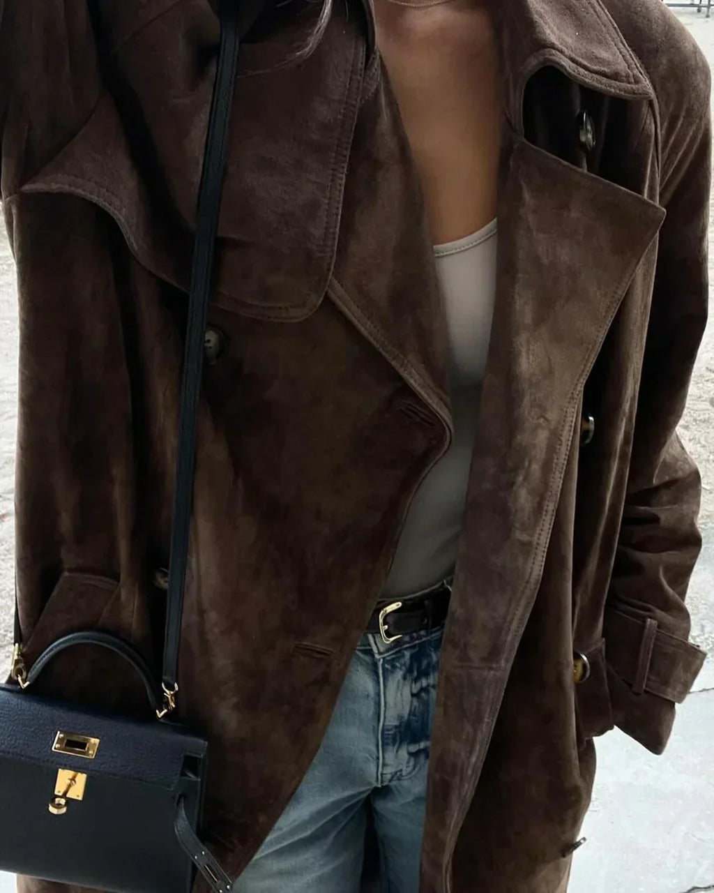 CLAIRE - Chaqueta vintage de ante