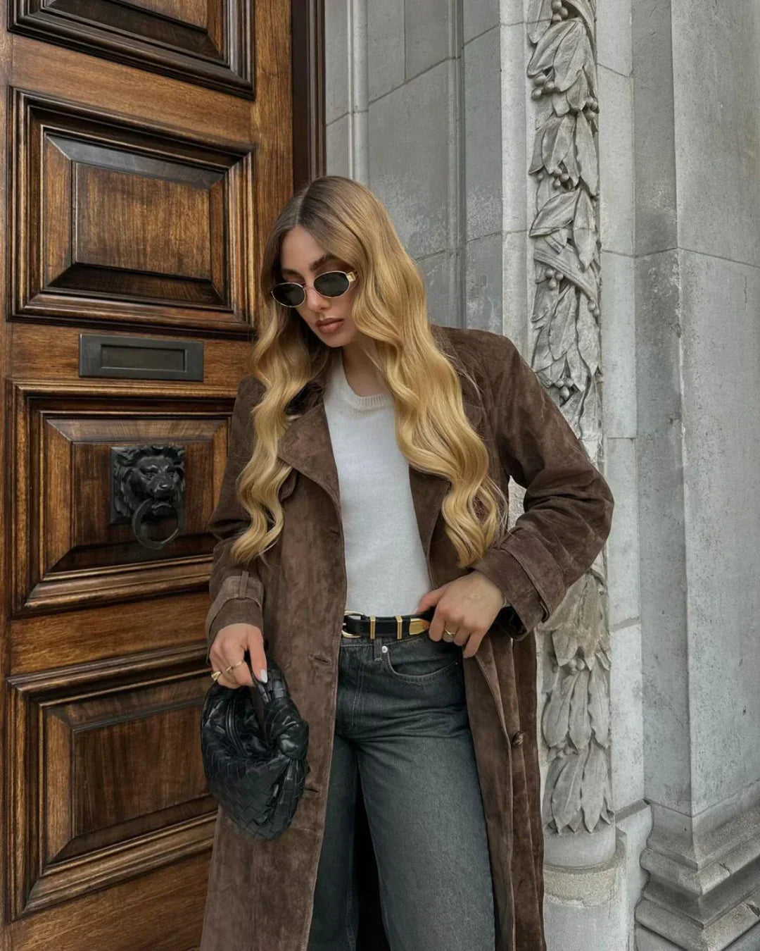 CLAIRE - Chaqueta vintage de ante