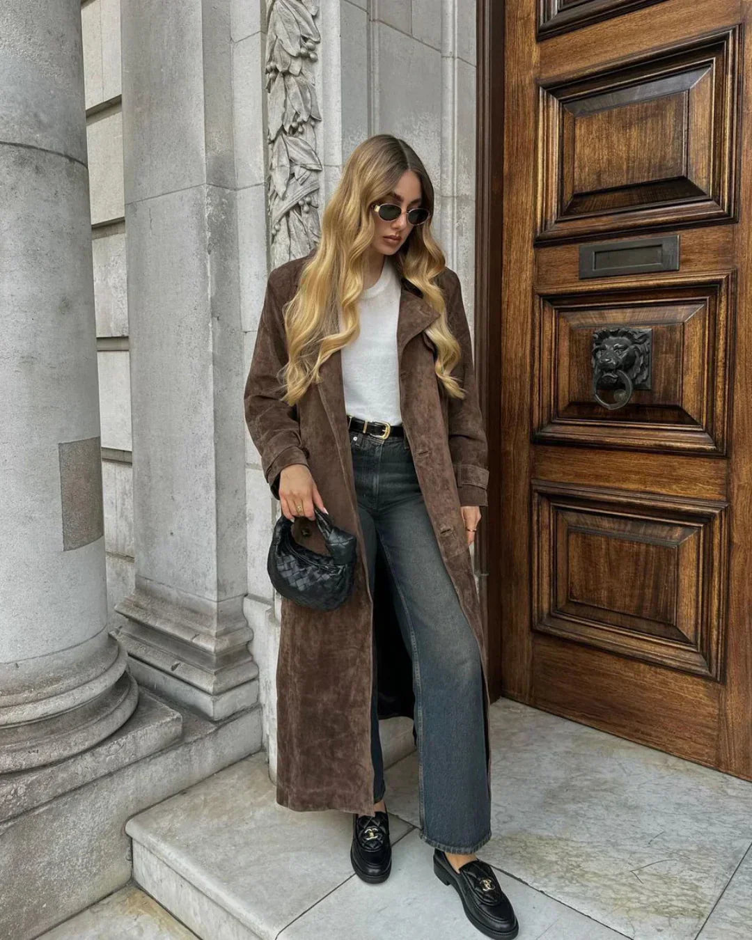 CLAIRE - Chaqueta vintage de ante