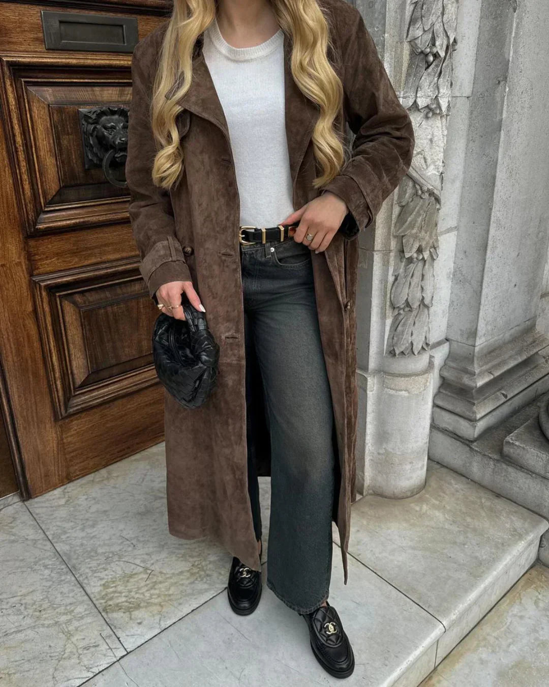 CLAIRE - Chaqueta vintage de ante
