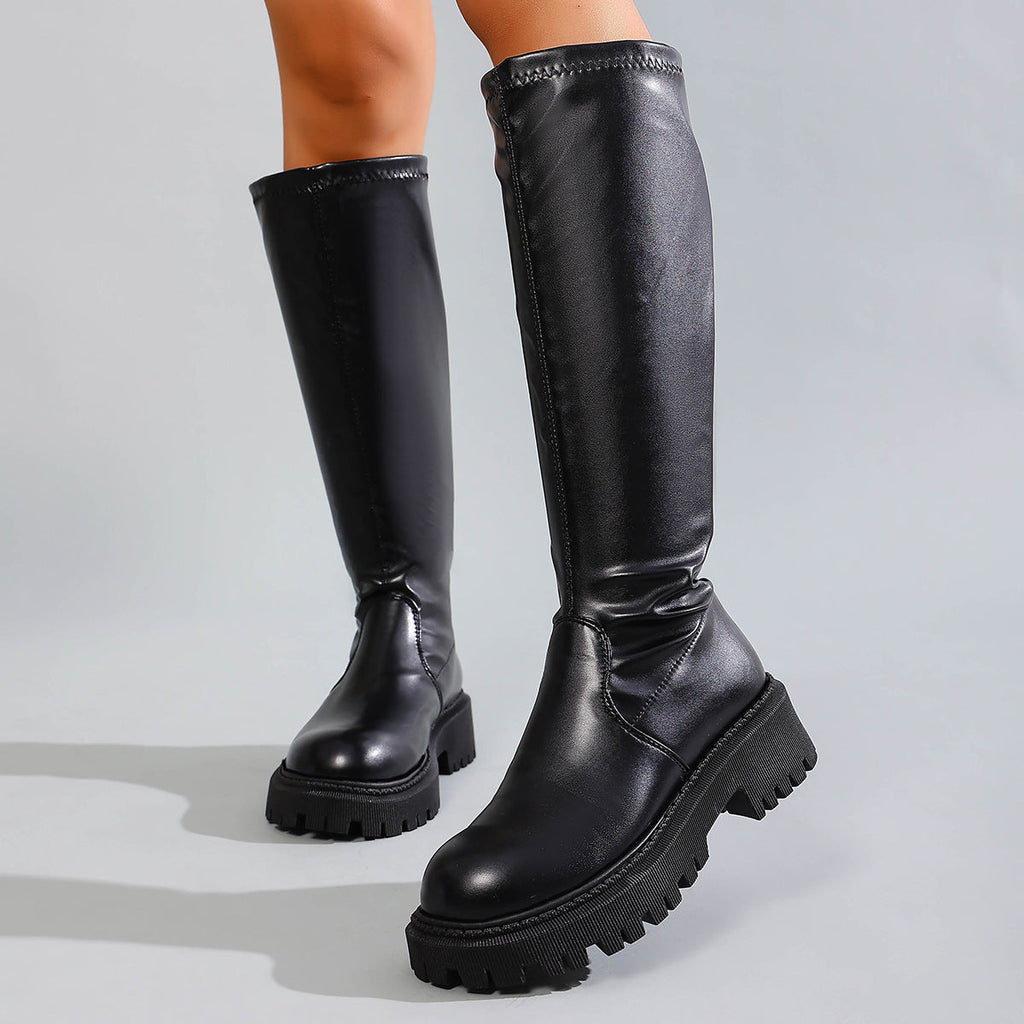 Masie - Botas negras hasta la rodilla