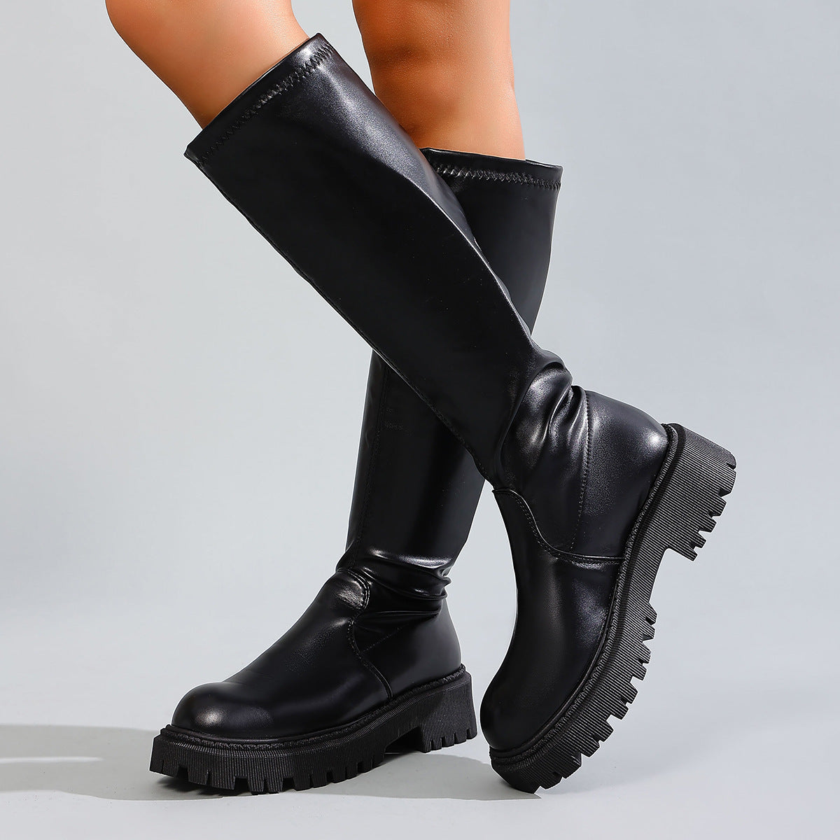 Masie - Botas negras hasta la rodilla