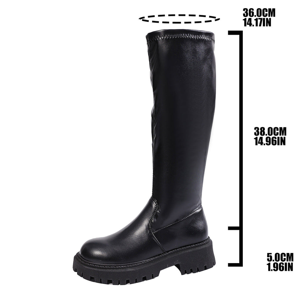 Masie - Botas negras hasta la rodilla