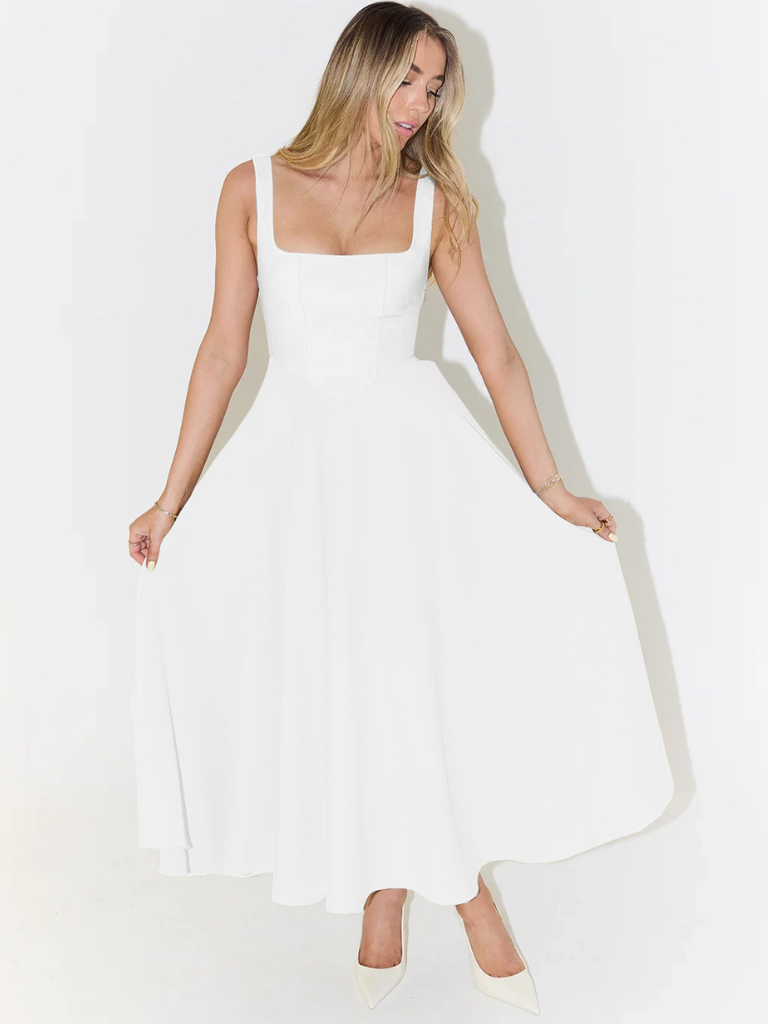 MELIS Grace Kleid - Blanco