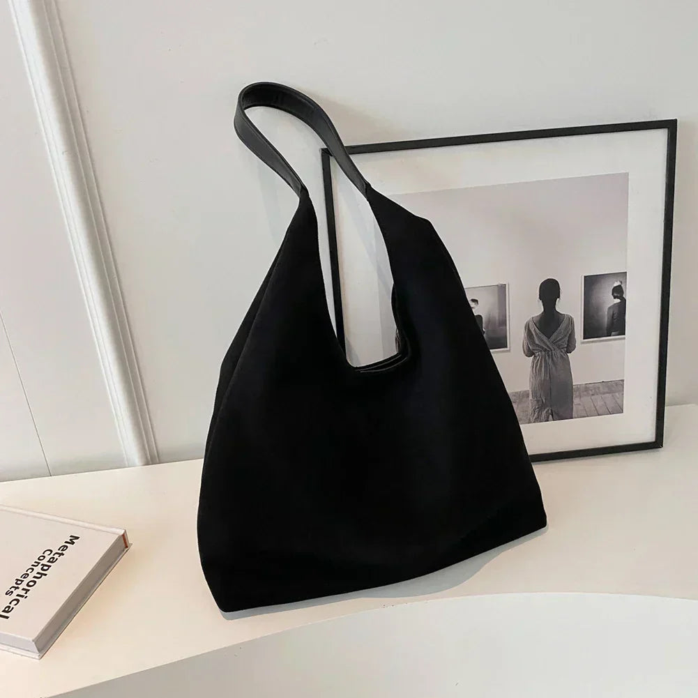 MILLE - Bolso tote de ante
